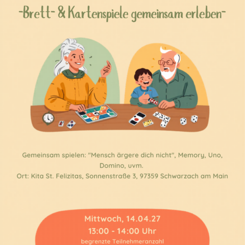 Jung und Alt am Spieltisch